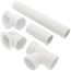 Bath Waste Standard Full Kit - CP Toe Pop-Up Drain w/ 2 Hole Face Plate (PVC)