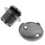 Bath Waste Standard Full Kit - CP Toe Pop-Up Drain w/ 2 Hole Face Plate (ABS)