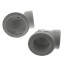 Bath Waste Standard Half Kit - CP Friction Lift Drain w/ 2 Hole Face Plate (PVC)