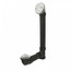 Bath Waste Standard Half Kit - CP Friction Lift Drain w/ 2 Hole Face Plate (ABS)
