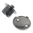 Bath Waste Standard Full Kit - CP Brass Lift & Turn Drain w/ 2 Hole Face Plate (PVC)