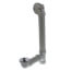 Bath Waste Standard Full Kit - CP Brass Lift & Turn Drain w/ 2 Hole Face Plate (PVC)