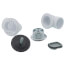 Standard PVC Bath Waste Rough-In Kit w/ CP Lift & Turn Drain Body & Test Kit (2 Hole)