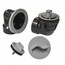Standard ABS Bath Waste Rough-In Kit w/ CP Friction Lift Drain Body & Test Kit (1 Hole)