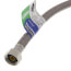 12" Polymer Coated Braided Hose Faucet Connector (3/8" Compression x 1/2" FIP)