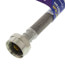 12" Polymer Coated Braided Hose Toilet Connector (3/8" Compression x 7/8" Ballcock)
