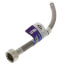 12" Polymer Coated Braided Hose Toilet Connector (3/8" Compression x 7/8" Ballcock)