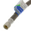 12" Polymer Coated Braided Hose Faucet Connector (3/8" Compression x 3/8" O.D. Compression)