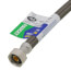 20" Polymer Coated Braided Hose Faucet Connector (3/8" Compression x 1/2" FIP)