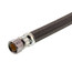 20" Polymer Coated Braided Toilet Adapter (3/8" Compression x 7/8" Ballcock)