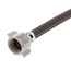 20" Polymer Coated Braided Toilet Adapter (3/8" Compression x 7/8" Ballcock)