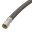36" Polymer Coated Braided Hose Faucet Connector (3/8" Compression x 1/2" FIP)