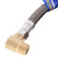 72" Speedi Plumb PLUS Dishwasher Connector w/ MIP elbow (3/8" x 3/8" Compression Thread)