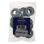 Polished Brass 1/2" Escutcheons (Pack of 25), B10110