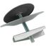 1-3/4" OD Sink Hole Cover w/ Washer, Box of 25 (Chrome), B10201