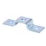 3-Hole Zinc Square Washer