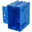 Single-Gang New-Work Outlet Box w/ Mounting Bracket, 18 Cubic Inch