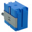 Single-Gang Adjustable New-Work Outlet Box w/ Horizontal Adjustable Mounting Bracket, 21 Cubic Inch