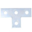 Four Hole Tee Plate Fitting (Zinc)