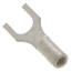 #10 Stud Non-Insulated Copper Fork Terminal, 18-14 AWG