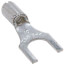 #8 Bolt Hole Non-Insulated Copper Fork Terminal, 18-14 AWG
