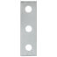 3 Hole Splice Plate, 9/16" (Zinc)
