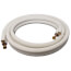 1/4" LL x 5/8" SL Mini Split Refrigerant Line Set w/ Flare Nuts, 1/2" Insulation (15 Ft.)