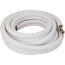 1/4" LL x 5/8" SL Mini Split Refrigerant Line Set w/ Flare Nuts, 1/2" Insulation (25 Ft.)
