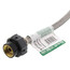 12" Universal Click Seal Braided Stainless Steel Hose Faucet Connector (3/8" Compression x 1/2" FIP)