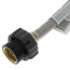 16" Universal Click Seal Braided Stainless Steel Hose Faucet Connector (3/8"Compression x 1/2" FIP)
