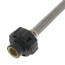 16" Universal Click Seal Braided Stainless Steel Hose Faucet Connector (3/8"Compression x 1/2" FIP)