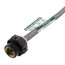20" Click-Seal Braided Stainless Steel Hose Faucet Connector (3/8" Compression x 1/2" FIP)