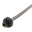 20" Click-Seal Braided Stainless Steel Hose Faucet Connector (3/8" Compression x 1/2" FIP)