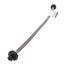 20" Click-Seal Braided Stainless Steel Hose Faucet Connector (3/8" Compression x 1/2" FIP)