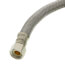 B1F48 48" Braided Stainless Steel Hose Faucet Connector (3/8" Compression x 1/2" FIP)