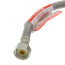 B1F48 48" Braided Stainless Steel Hose Faucet Connector (3/8" Compression x 1/2" FIP)