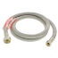 B1F48 48" Braided Stainless Steel Hose Faucet Connector (3/8" Compression x 1/2" FIP)