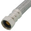 3/4" FIP No-Burst Braided Hose Water Heater Connector (12" Length)