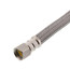 9" Braided Stainless Steel Hose Toilet Connector (3/8" Compression x 7/8" Ballcock)