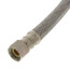 9" Click Seal Braided Stainless Steel Hose Toilet Connector (3/8" Compression x 7/8" Ballcock)