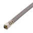 12" Braided Stainless Steel Hose Toilet Connector (3/8" Compression x 7/8" Ballcock)