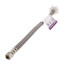 12" Click Seal Braided Stainless Steel Hose Toilet Connector (3/8"Compression x 7/8" Ballcock)