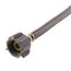 B1T16 16" Braided Stainless Steel Hose Toilet Connector (3/8" Compression x 7/8" Ballcock)