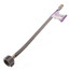 B1T16 16" Braided Stainless Steel Hose Toilet Connector (3/8" Compression x 7/8" Ballcock)