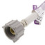 9" Reinforced Vinyl Toilet Supply Connector (3/8" Compression x 7/8" Ballcock)