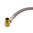48" Braided Stainless Steel Dishwasher Connector w/ MIP Elbow (3/8 Compression x 1/2" FIP)