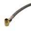 72" Braided Stainless Steel Dishwasher Connector w/ MIP Elbow (3/8 Compression x 1/2" FIP) 