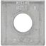 Zinc Square Washer (11/16" Hole, 5/8" Bolt)