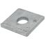Zinc Square Washer (9/16" Hole, 1/2" Bolt)