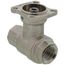 1/2" B2 Series, 2-Way Characterized Control Brass Valve w/ Stainless Steel Ball & Stem (3.0 Cv)